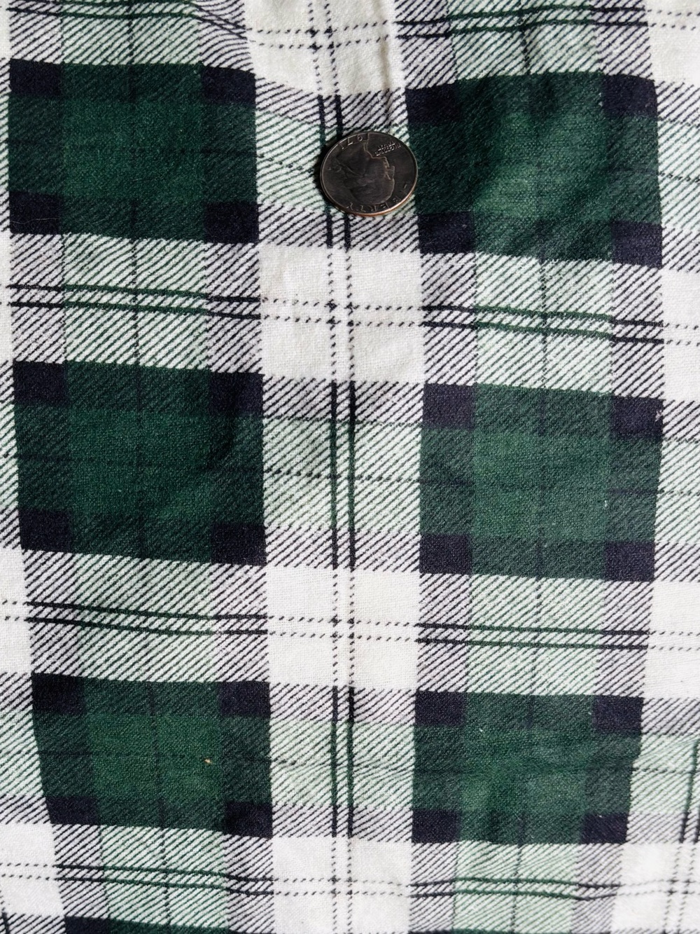 Vintage Plaid  Flannel Fabric 36”x42” by Joann New